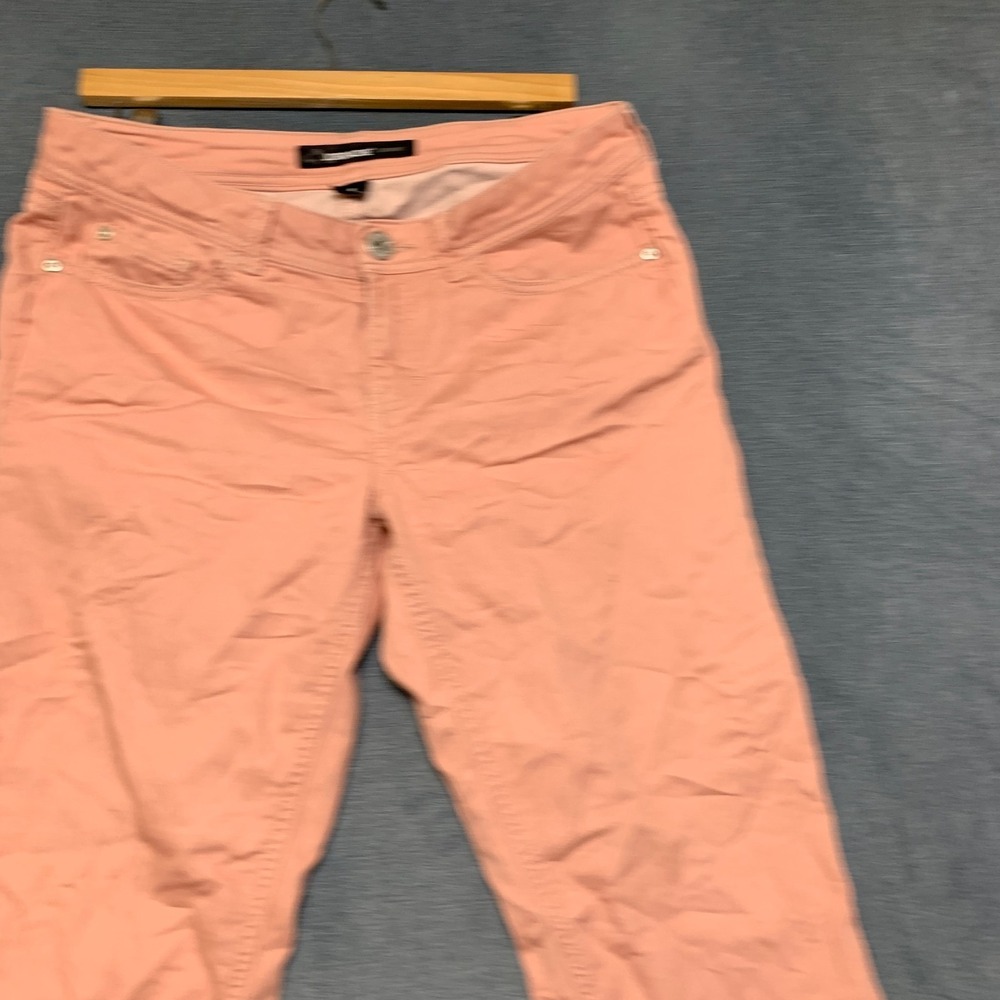 Jordache Jeans Women 8 Orange Denim Regular Fit Grunge Medium Wash Skinny Leg - Picture 14 of 16